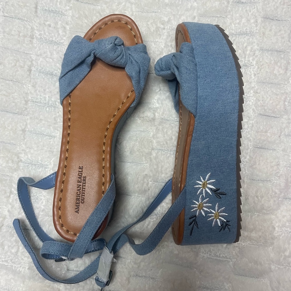 American Eagle Outfitters sandals.